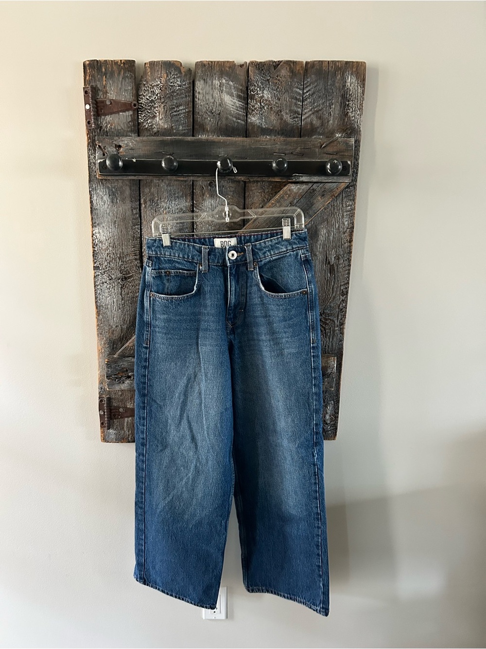 Men's BDG Blue Wide-Leg Jeans